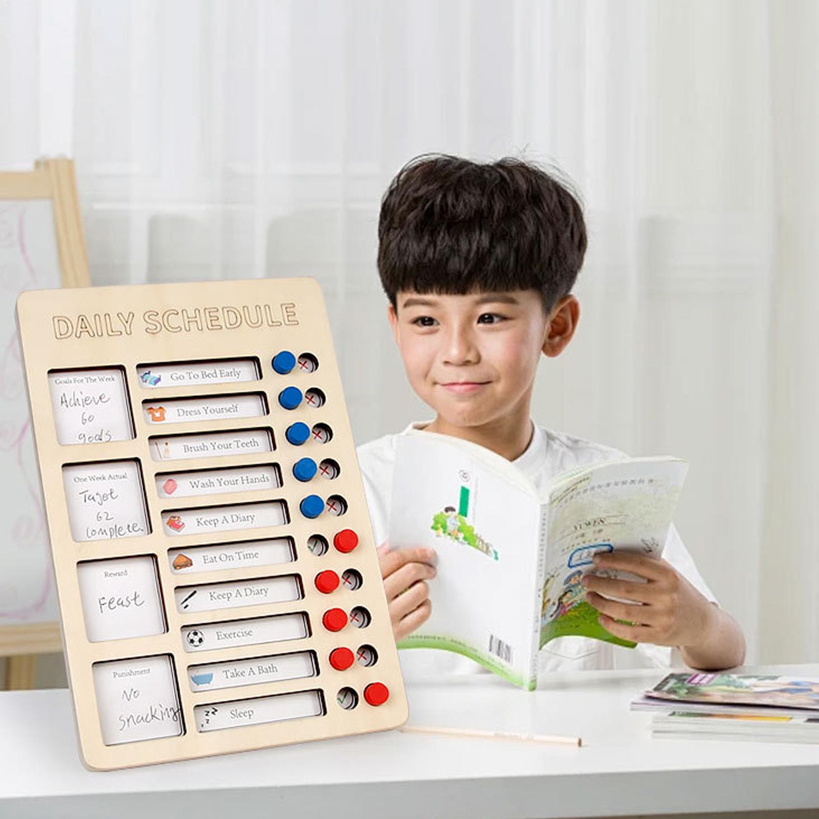 Routine Planner Board Reusable - Kids Education Planner recensie en prijs