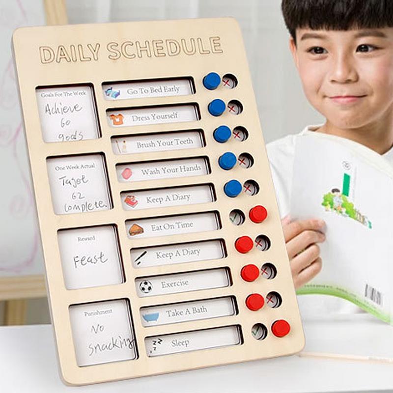 Routine Planner Board Reusable - Kids Education Planner recensie en prijs