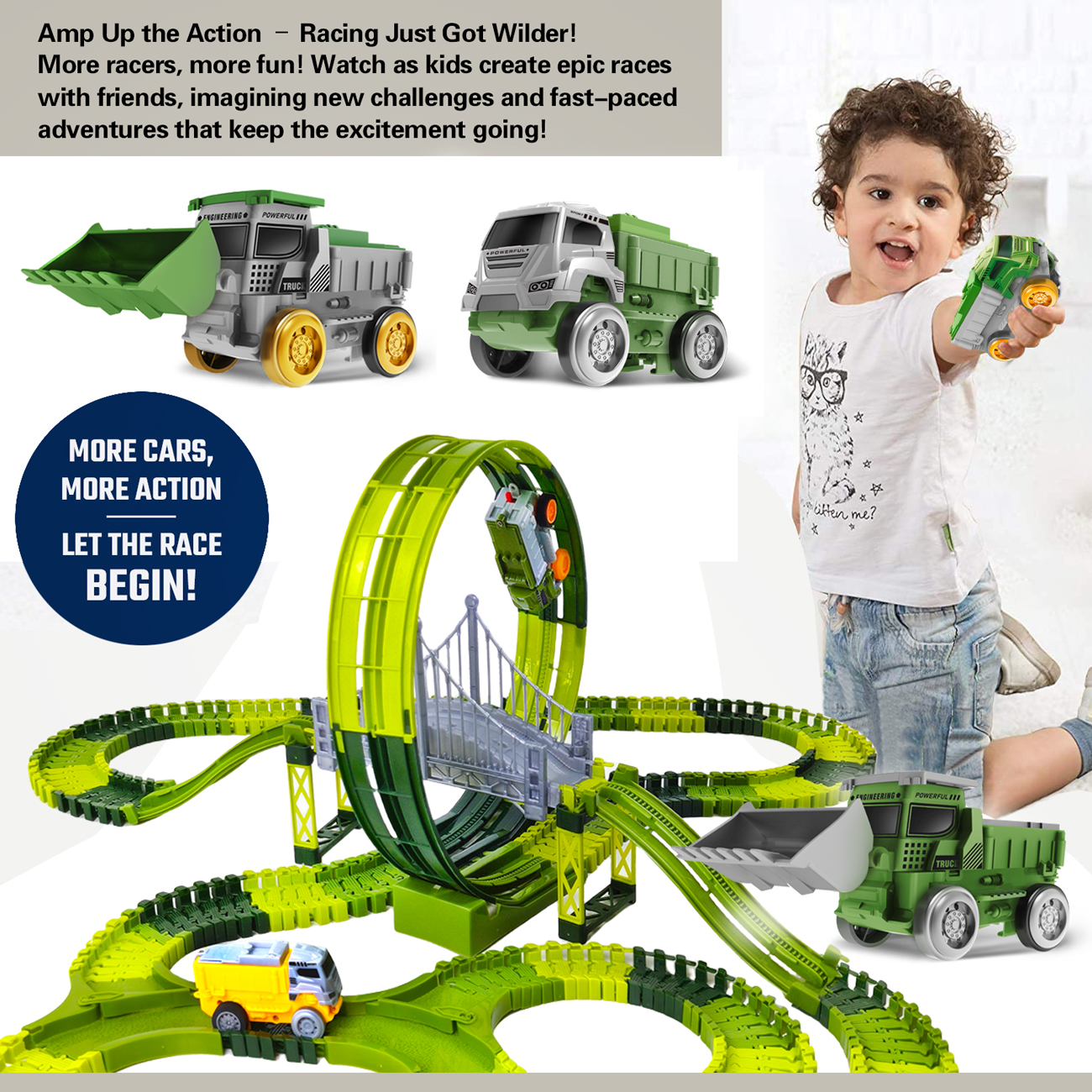 Dinosaur toy race track featur - Kids Educational Gadget recensie en prijs