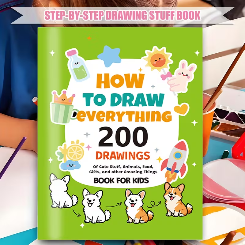 Drawing Book for Kids - 200+ S - Kids Education Steps recensie en prijs