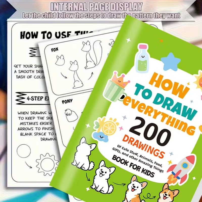 Drawing Book for Kids - 200+ S - Kids Education Steps recensie en prijs