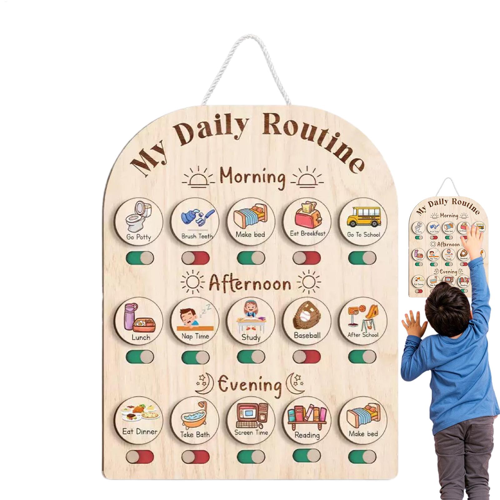 Routine Chart for Kids Morning - Kids Education Planner recensie en prijs