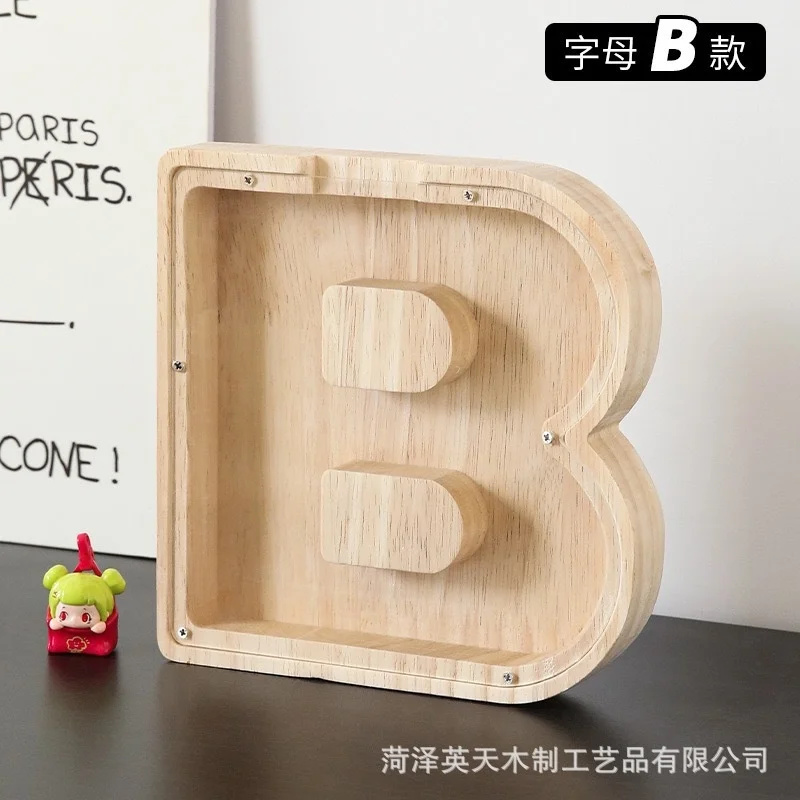 Wooden 26 Letter Alphabet Coin - Kids Education Savings recensie en prijs