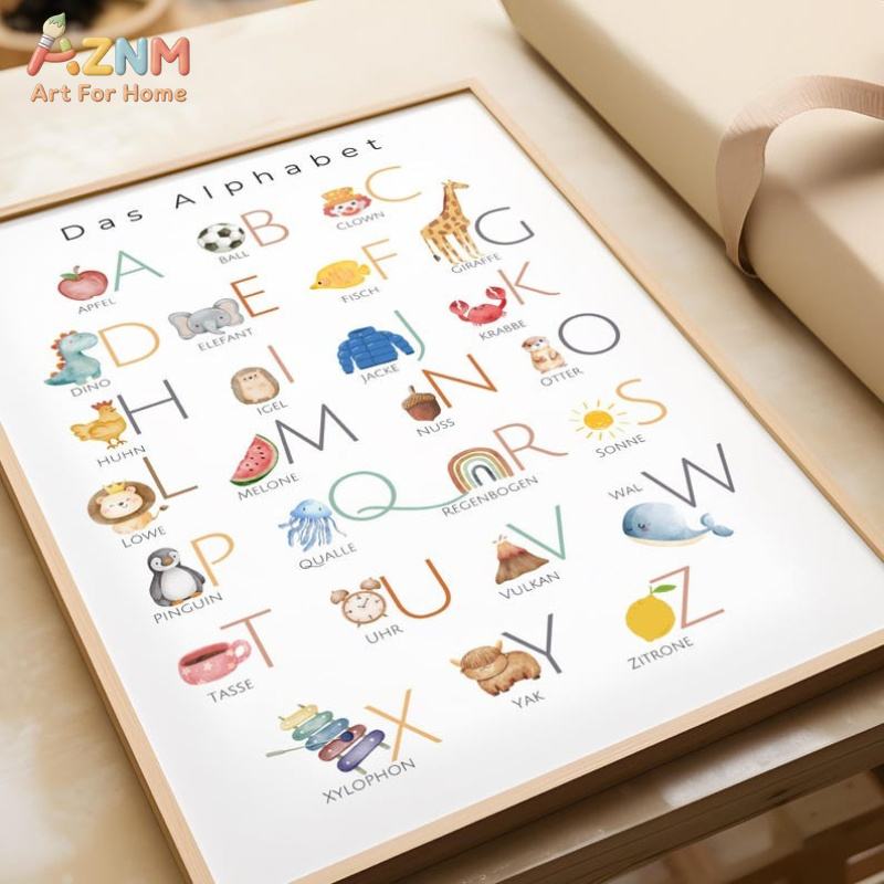 AZNM German Alphabet Numbers C - Kids Home Education recensie en prijs