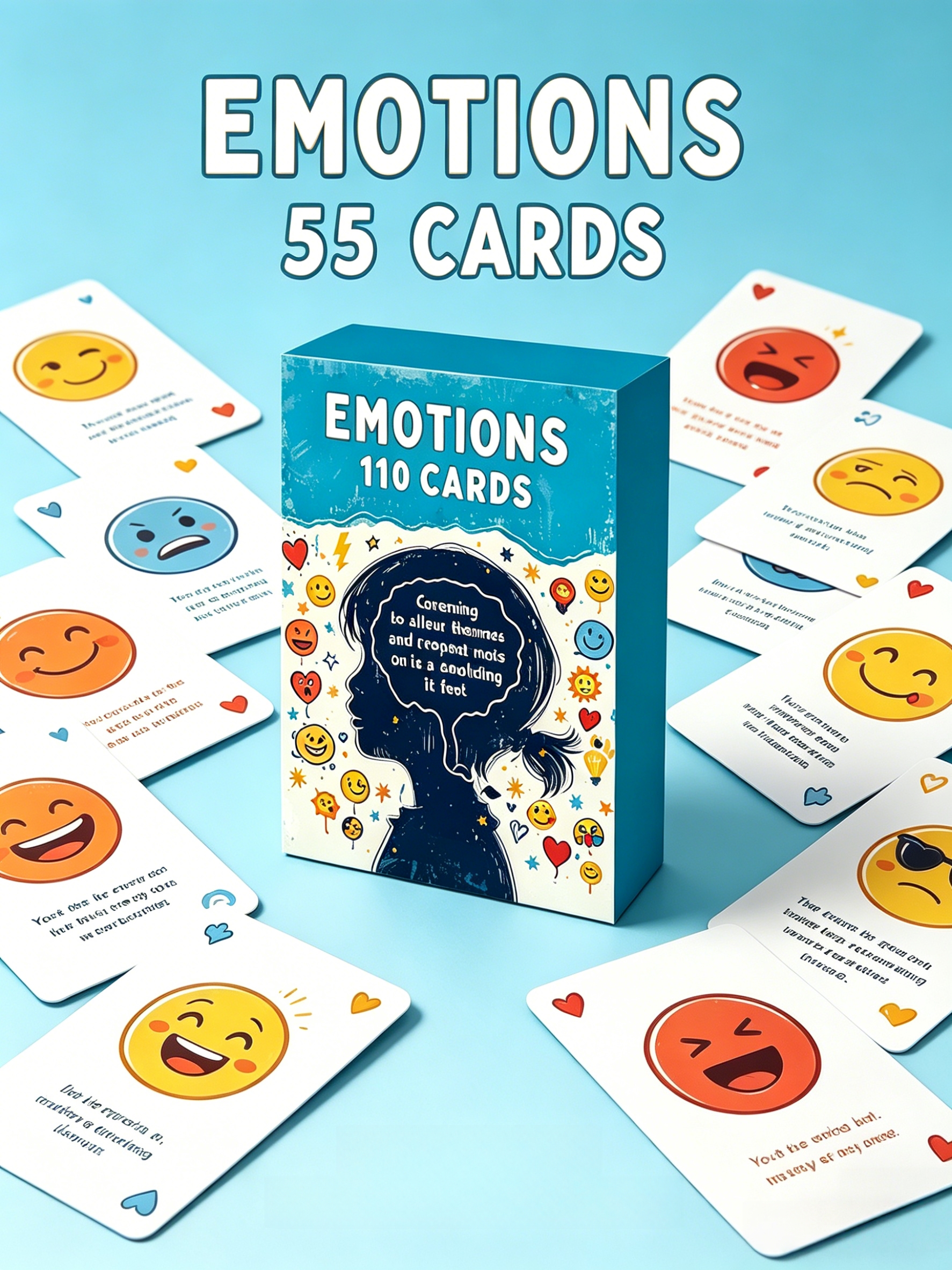 1pcs Emotion Learning Flashcar - Kids Education Help recensie en prijs