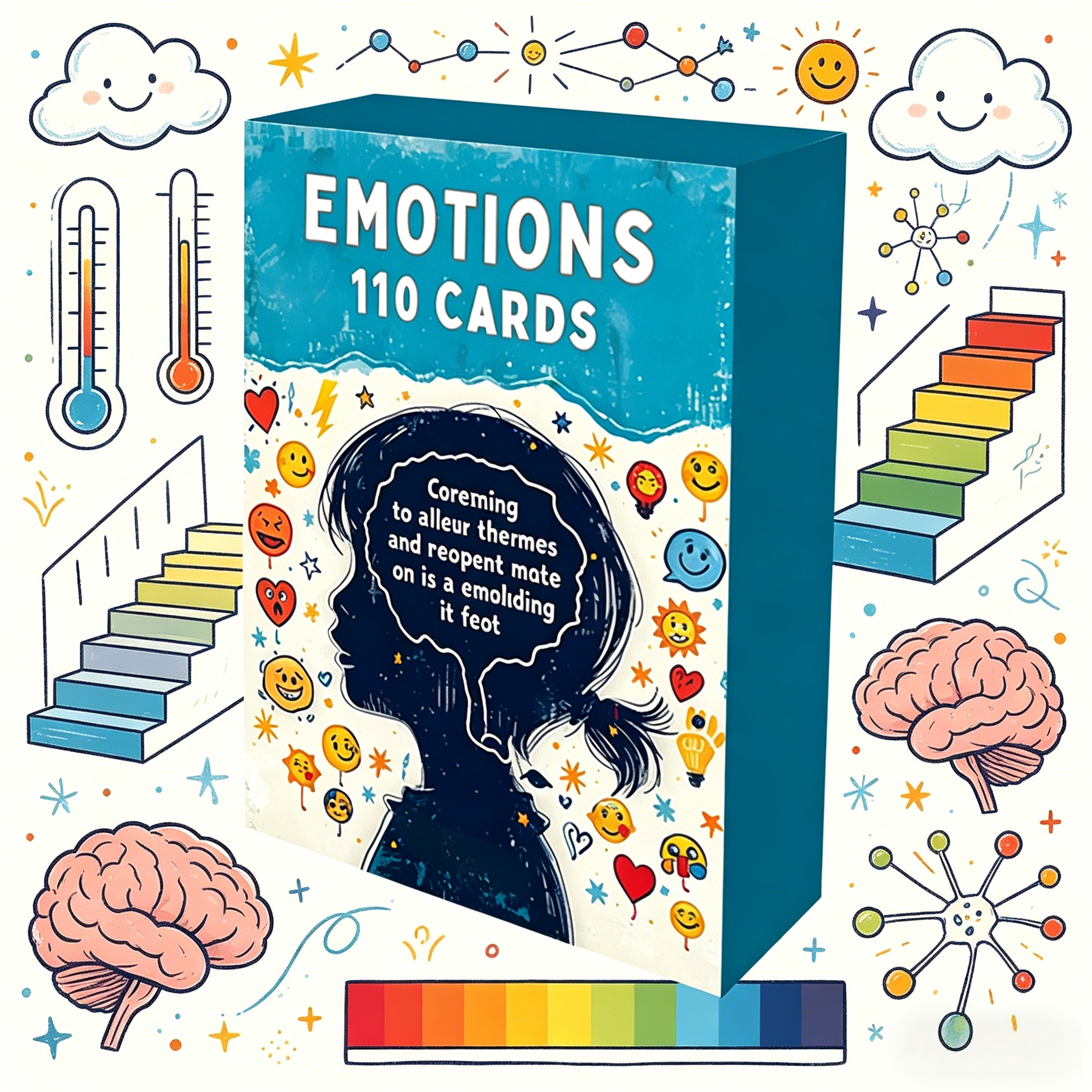 1pcs Emotion Learning Flashcar - Kids Education Help recensie en prijs