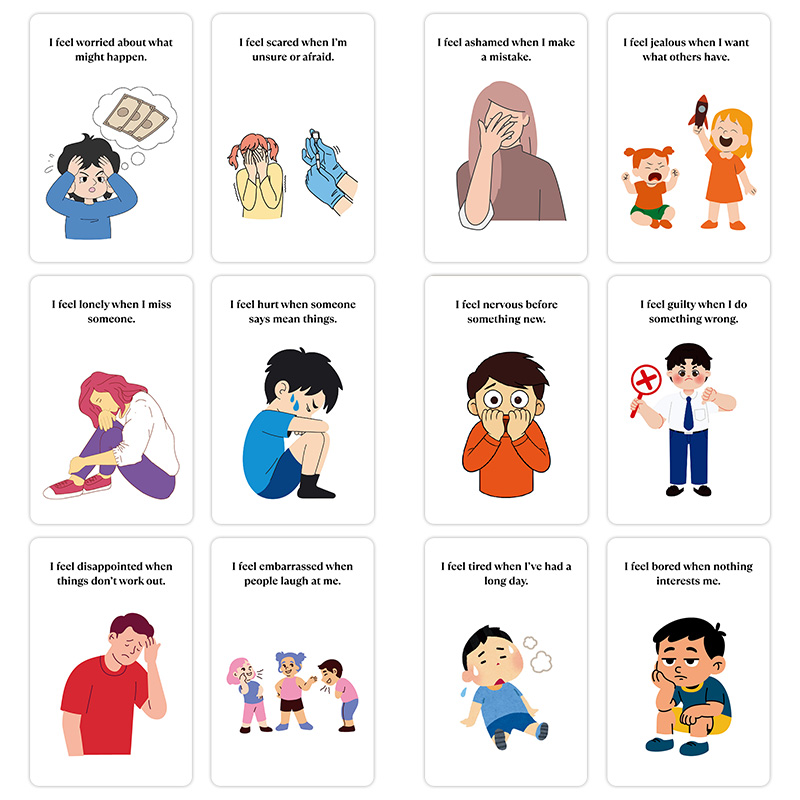 1pcs Emotion Learning Flashcar - Kids Education Help recensie en prijs