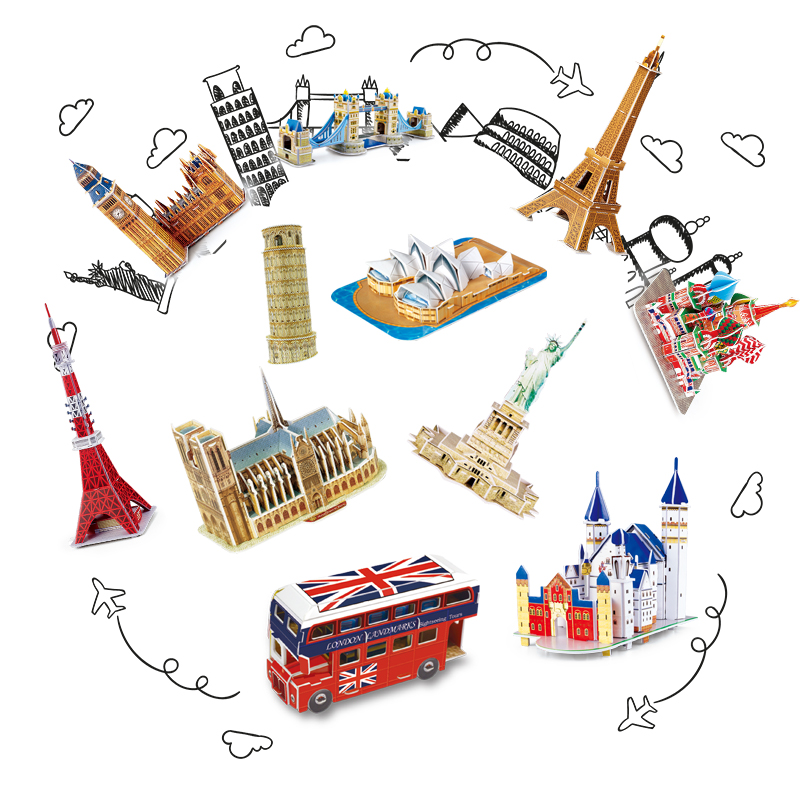 40 Style World Famous Architec - Puzzle Map World recensie en prijs