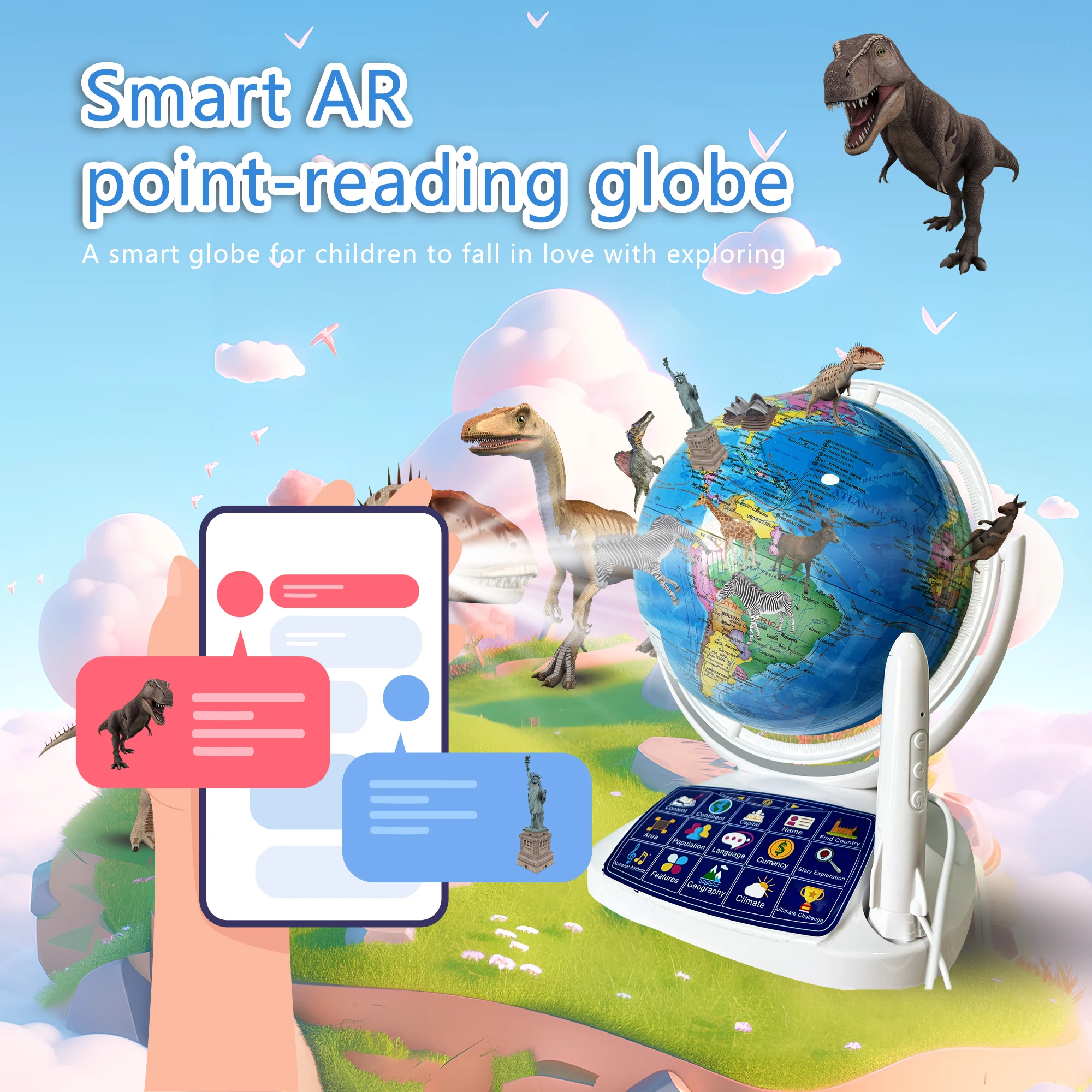 AR Interactive Smart Globe Kid - Globe Interactive Light recensie en prijs