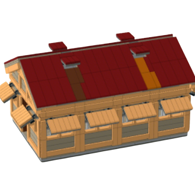 1115pcs MOC Pig Pen Town Plan  - Kids Education Plan recensie en prijs