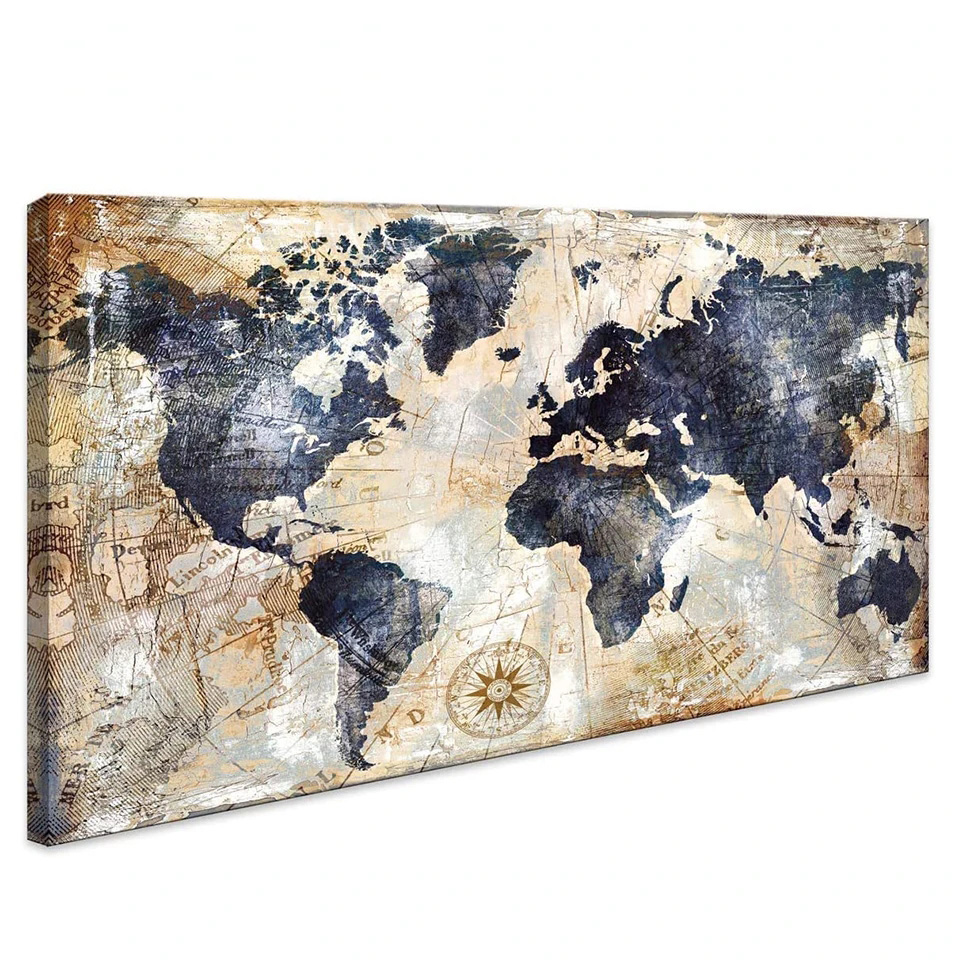 5D Diy Diamond painting World  - Puzzle Map World recensie en prijs