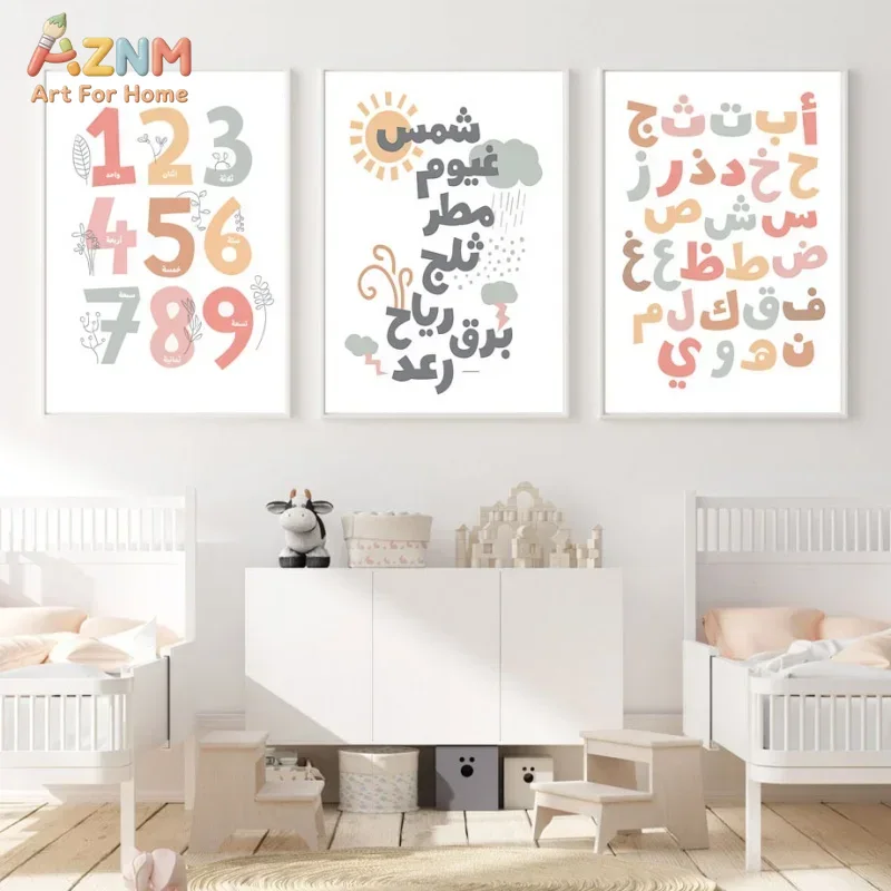 Arabic Wall Art English Alphan - Kids Home Education recensie en prijs