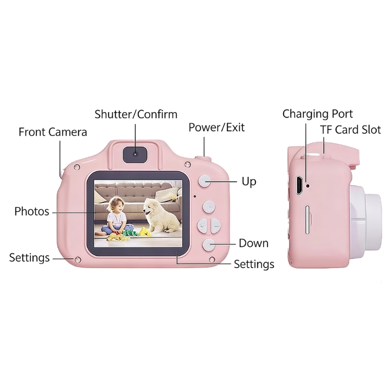 Rechargeable Kids Camera Toy W - Kids Early Education Photos recensie en prijs