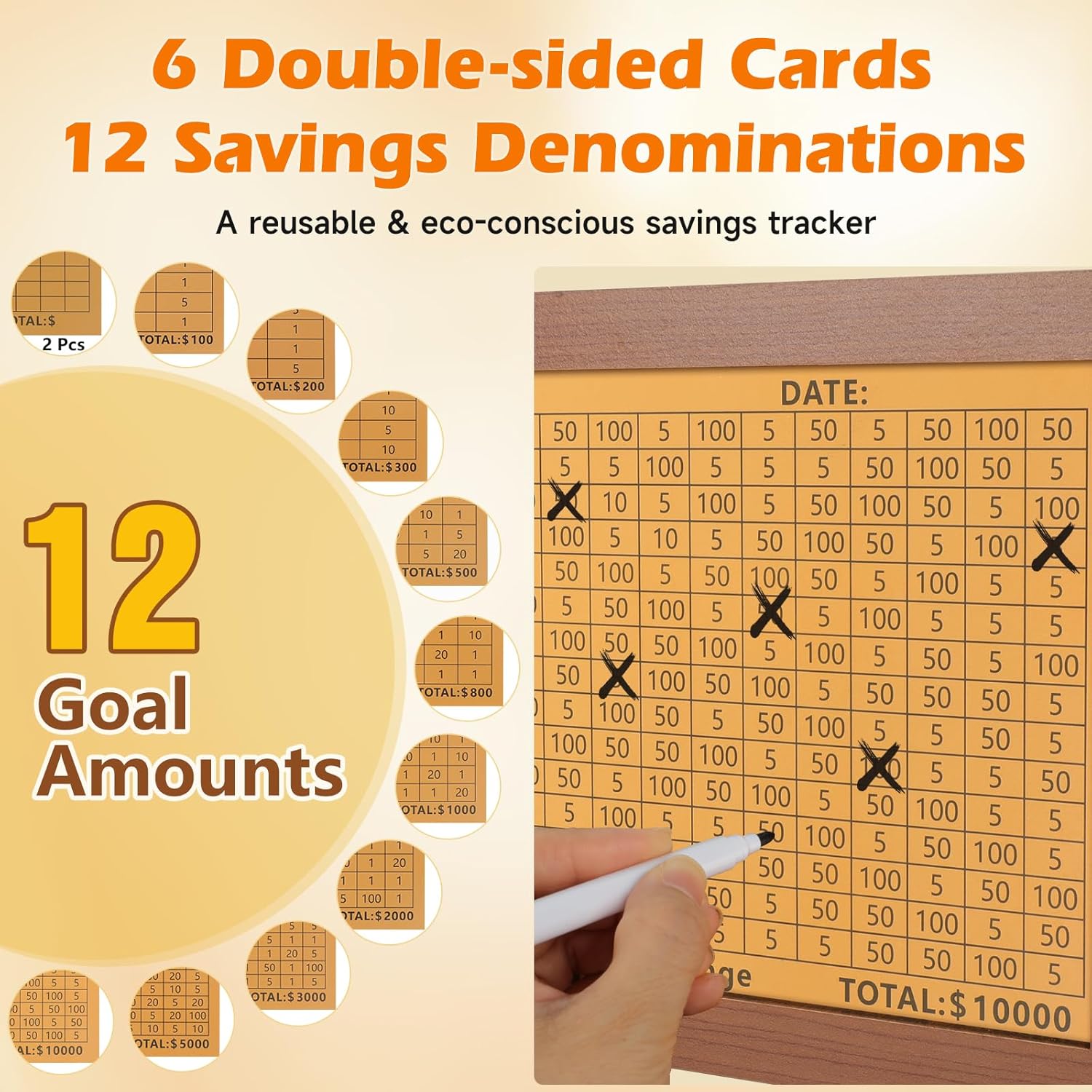 Reusable Wooden Money Saving B - Kids Education Savings recensie en prijs