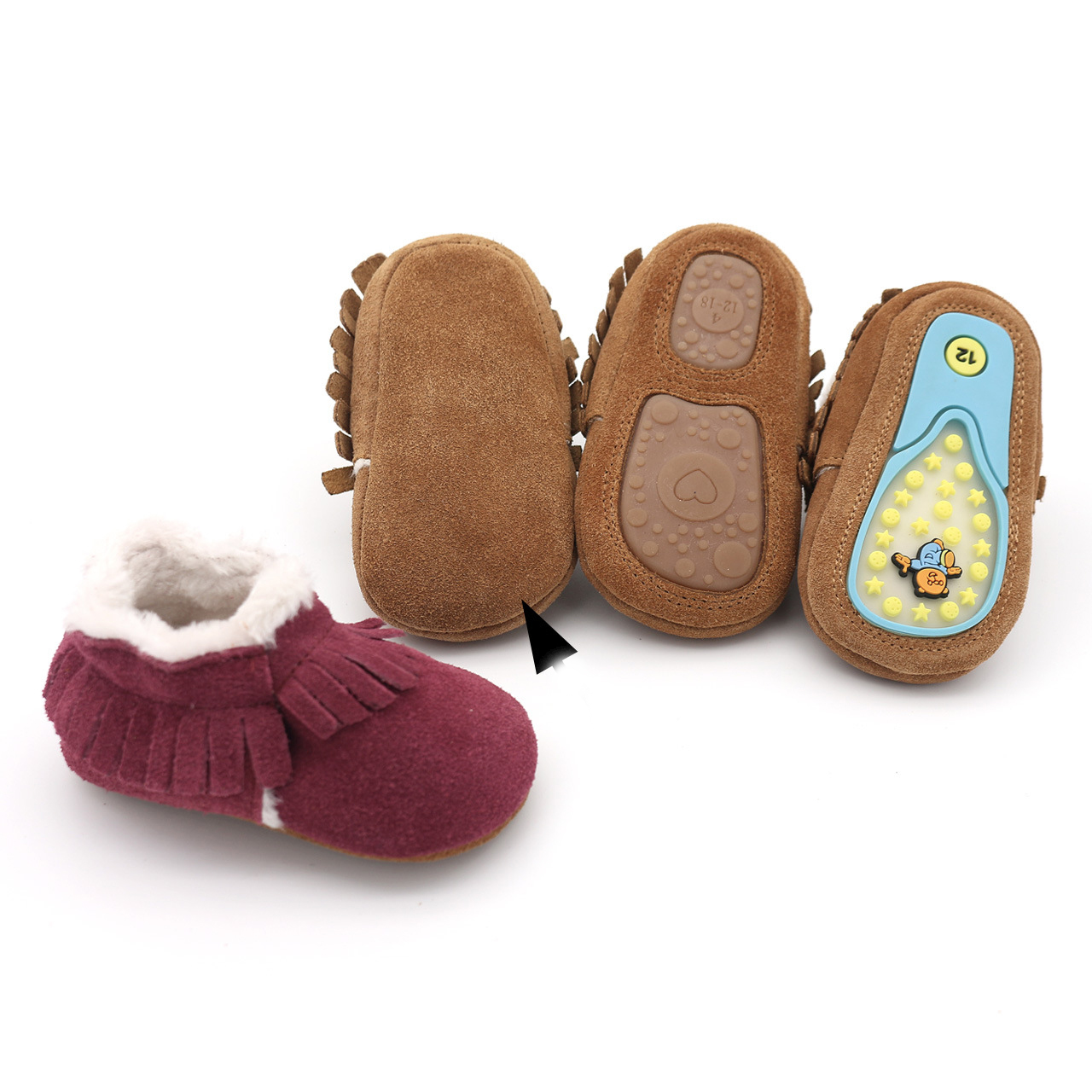 Baby Winter Leather Casual Cri - Kids Education Steps recensie en prijs